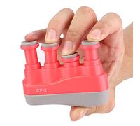 SPYMINNPOO Entrenador de Fuerza para Dedos de Guitarra para Niños, Ejercitador de Agarre Manual Ligero para Escalada en Roca (rojo)