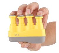 SPYMINNPOO Entrenador de Fuerza para Dedos de Guitarra para Niños, Ejercitador de Agarre Manual Ligero para Escalada en Roca (YELLOW)