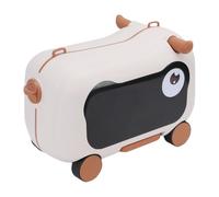 SPYMINNPOO Equipaje de Paseo, Maleta de Equipaje de Viaje de Aerolínea de Gran Capacidad para Embarque de Niños y Niñas (Brown)