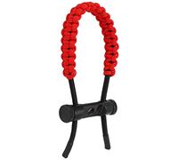 SPYMINNPOO Eslinga de Muñeca con Lazo, Correa de Muñeca Ajustable de 3 Capas Centrales con Cuerda de Nailon Trenzado para Ejercicio de Entrenamiento, Ajuste Rápido de Longitud (Rojo)