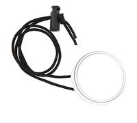 SPYMINNPOO Espejo Retrovisor de Buceo, Lente Convexa de Vidrio Portátil Pequeña Ajustable de 360 grados con Cordón de 35 Cm, para Colgar Lateralmente en Cuevas, Buceo en Barco (WHITE)