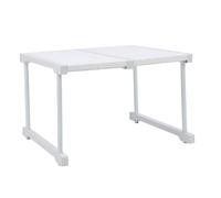 SPYMINNPOO Estantes de Gabinete Estante de Almacenamiento Expandible con Marco de Acero Al Carbono Longitud Ajustable Sin Instalación de Taladro para Armario Cocina Baño (Longitud 37-48 cm/14,6-18,9