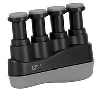SPYMINNPOO Fortalecedor de Dedos, Ejercitador Ergonómico de Agarre Manual de Silicona con Resistencia de 5 Libras para Guitarra, Piano, Ukelele, bajo, Saxofón, Violín (BLACK)