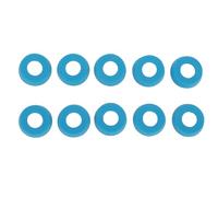 SPYMINNPOO Funda Trasera para Varilla de Billar, 10 Protectores de Goma para Punta de Taco de Billar, Cubiertas de Repuesto para Tacos de Que Absorben los Golpes (21,5 mm/0,8 Pulgadas)