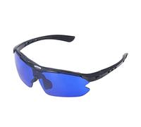 SPYMINNPOO Gafas de con Buscador de Pelotas, Gafas de Sol Deportivas Polarizadas con Lentes Azules para una Mayor Visibilidad en el Campo. Material Ligero de policarbonato.
