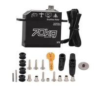 SPYMINNPOO GX3370BLS 70 Kg de Servo Digital para SCX10, 1/8 1/10 Automviles RC, Servo de Direccin Impermeable IP67 con Engranajes de Acero Inoxidable