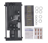 SPYMINNPOO Helper de Acordes de Guitarra para Principiantes, Entrenador de Guía de Acordes Portátiles con Manual para Guitarras Populares de 36 a 41 Pulgadas