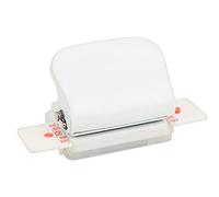 SPYMINNPOO Herramienta Manual Perforadora de Papel Multifunción de 26 Agujeros para A4 B5 A5 con Hoja de Metal Apta para Encuadernación DIY (WHITE)
