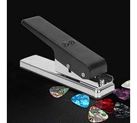 SPYMINNPOO Herramienta Perforadora de Púas de Guitarra de Metal con 2 Moldes para una Fácil Elaboración de Púas para Amantes de la Música Metal + Plástico