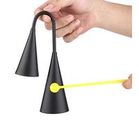 SPYMINNPOO Instrumento Musical de Percusión de Cencerro de Doble Campana para Niños, Ideal para Entrenamiento Sensorial y de Capacidad, Tamaño Compacto Conveniente para Sostener y Tocar