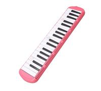 SPYMINNPOO Instrumento Musical Melódica para Principiantes con Estilo de 37 Teclas para la Exploración Musical de los Niños, Conveniente para Tocar en Cualquier Momento Azul/rosa/negro (PINK)