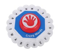 SPYMINNPOO Juego de Mesa Familiar de Ritmo Rápido, Juego Interactivo de Presión de Letras del Alfabeto con Materiales Plásticos de Silicona, para Aprendizaje Educativo y Vinculación Entre e (Blue)