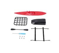 SPYMINNPOO Juego de Portaequipajes RC Crawler, Accesorios de Mejora de Plástico Ligero con Canoa y Caja para Vehículos de Aventura Al Aire