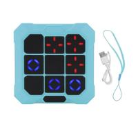 SPYMINNPOO Juego de Rompecabezas Electrónico Portátil para Niños, Consola de Juegos de Viaje Portátil 6 en 1 con Pantalla LCD para Viaje por Carretera (Blue)