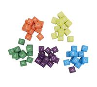 SPYMINNPOO Juegos de Dados para Adultos, Juegos de Dados de Ritmo Rápido, de Letras para Construcción de Vocabulario y Crucigramas, Familiares