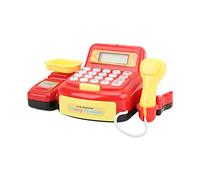 SPYMINNPOO Juguete de Caja Registradora para Niños, Juguete para Juego de Imitación con Botones de Calculadora y Monedas de Juego para Niños Mayores de 3 Años, Regalo de Cumpleaños