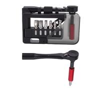 SPYMINNPOO Kit de Herramientas para Bicicleta, Juego de Llaves de Trinquete Portátil Multiherramienta de 21 Piezas, Herramientas para Bicicleta con Puntas Magnéticas para Reparación de