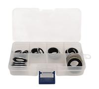 SPYMINNPOO Kit de Sello de Compresor de CA 30pcs Juego de Junta de Sellado de CA Universal Automotriz con Caja de Almacenamiento Transparente para Todos los Compresores de Aire Acondicionado para