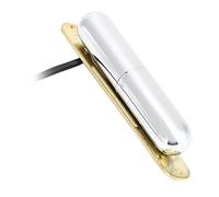 SPYMINNPOO Lápiz Labial Tubo Guitarra Eléctrica Pastilla de Bobina única Imán Alnico V - Portátil y Duradero - Hazlo tú Mismo Tu Guitarra para Eléctricas y de Caja de Cigarros (SILVER)