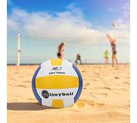SPYMINNPOO LEIJIAER Balón de Voleibol de PU Suave Antiexplosión para Entrenamiento y Competición, /Rosa, Costura a Máquina, Apto para Uso Profesional y General (Blue)