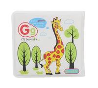 SPYMINNPOO Libro Educativo para el Baño del bebé, Juguete Duradero de Aprendizaje Temprano para Divertirse en el Baño, Comida/Submarino/Animal, 1 Libro para bebé, Material Plástico, Colores