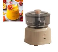 SPYMINNPOO Licuadora Eficiente Picadora de Carne Eléctrica para Cocina, Picadora de Alimentos Segura para Uso Doméstico (Marron oscuro)