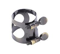 SPYMINNPOo Ligadura para Saxofón, Abrazaderas para Saxofón Alto Sujetador de Boquilla Sax Clip de Metal Accesorios para Instrumentos Musicales para Boquilla de Sax(Azul Sonido secundario)