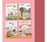 SPYMINNPOO Lindos Cuadernos de Dibujos Animados, 32 Páginas para Escribir Listas de Tareas para Niños, Encuadernación de Uñas Segura, Lindos Cuadernos para Niñas (Salida (precio único))