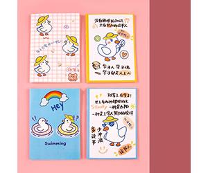 SPYMINNPOO Lindos Cuadernos de Dibujos Animados, 32 Páginas para Escribir Listas de Tareas para Niños, Encuadernación de Uñas Segura, Lindos Cuadernos para Niñas (Estudia Ya (precio único))