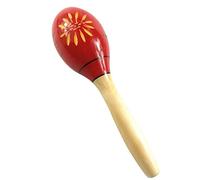 SPYMINNPOO Maracas Educativas de Madera, Instrumentos Musicales para Fiestas Infantiles, Carnavales, Juguete Agitador Hecho a Mano para Diversión Musical (#2)
