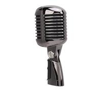 SPYMINNPOO Micrófono Vocal Dinámico Retro Clásico, Micrófono Vintage de Aleación de Zinc Cardioides, Montaje Ajustable
