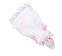 SPYMINNPOO Mini Muñeca Infantil de Cerámica, Modelo Coleccionable de Casa de Muñecas, Material Cerámico de Primera Calidad para Niños