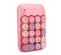 SPYMINNPOO Mini Round Num Keyboard 2.4g Num Wireless Pad para Contador, Contabilidad Financiera, Teclado Inalmbrico USB