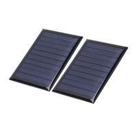 SPYMINNPOO Módulo Epoxi de Energía Solar de 2 Piezas de 5 V 50 MA, Mini Panel Solar de Polisilicio de 60 X 44 Mm con Circuito de Carga de Alta Eficiencia, para Ciclismo Al Aire,