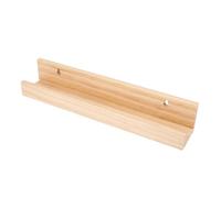 SPYMINNPOO Monte de Pared de Estante de Discos, Pantalla Flotante de Madera de Pino con Diseño en ángulo, 11.7 Pulgadas para la Sala de Estar Amantes de la Música Decoración, Presente Ideal para