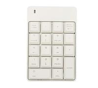 SPYMINNPOO Nmero de 18Key Pad Inalmbrico Nmero USB Tecleado para Aplicaciones Financieras, Adecuado para Varias Computadoras Porttiles (White