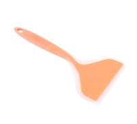 SPYMINNPOO Pala de Silicona Antiadherente, Volteador Ancho para Utensilios de Cocina, Espátula Resistente a Altas Temperaturas para Pastel, Bistec, Pizza, Naranja 10,2x4,7 Pulgadas para Cocineros
