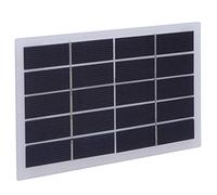 SPYMINNPOO Panel Solar de 2W y 5V, Portátil de Bricolaje de Polisilicio Ligero de Tamaño Pequeño, con para Fuente de Alimentación para Acampar Al Aire, 173x99x2mm (Pinza 2W 5V+)