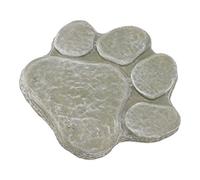 SPYMINNPOO Pawprint Memorial Stone Regalo Reconfortante Grabado Pet Grave Marker para Jardín, Resina 6.1x6.9in para Dueños de Mascotas (#2)
