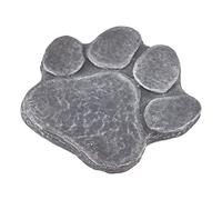 SPYMINNPOO Pawprint Memorial Stone Regalo Reconfortante Grabado Pet Grave Marker para Jardín, Resina 6.1x6.9in para Dueños de Mascotas (#1)