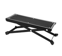 SPYMINNPOO Pedal de Guitarra de Metal Plegable Antideslizante, Taburete de Reposapiés de Altura Ajustable, Color Negro, para Práctica y Actuación de Guitarristas