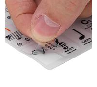 SPYMINNPOO Pegatina de Piano Transparente Fácil de Aplicar para Pianos Electrónicos de 61/88 Teclas, Ayuda a los Principiantes a Dominar los Principios Básicos de la Interpretación