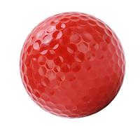 SPYMINNPOO Pelota Flotante de Golf, 2 Capas Pelota Flotante de Golf Flotador Gama de Agua Deportes Al Aire Pelotas de Entrenamiento de Práctica de Golf(Rojo)