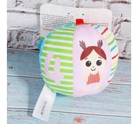 SPYMINNPOO Pelotas Sensoriales para bebé, Juguetes Infantiles de Algodón de Fibra Suave con Campana, Pelota de Entrenamiento Visual de 10 Cm para Bebés de 0 a 1 Año para Desarrollar Habilidades (#2)