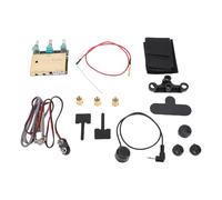 SPYMINNPOO Pickup de Agujeros de Sonido, Piezo Activo con Reducción de Ruido y Control de Ecualización de 3 Bandas para Violín de Ukulele de Guitarra