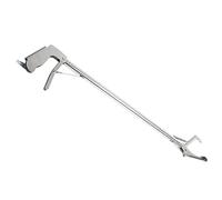 SPYMINNPOO Pinzas para Cangrejo, Pinzas para Cangrejo de Acero Inoxidable, Pinzas para Pescado Largas Multifuncionales Portátiles de 30 Pulgadas para Cangrejo, Marisco, Pulpo(Clip de Curva)