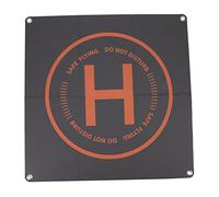SPYMINNPOO Plataforma de Aterrizaje para Drones, Helipuerto Plegable Impermeable de PU de Doble Cara con Diseño de Advertencia de Seguridad, para 3 2 Air 2S Mini 3 Pro AVATA FPV Mini 2 SE