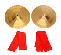 SPYMINNPOO Platillos, Platillos para Batería Mano de Marcha de Aleación de 19 Cm con Bordes Lisos y Latón Reforzado para Niños Bandas Escolares Actividades en el Aula Educación Mu (19 cm/7,48