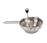 SPYMINNPOO Prensador de Mermeladas de Acero Inoxidable Duradero con 3 Platos Intercambiables, Giratorio Suave, Ideal para Hacer y Sopas, Esencial para la Cocina