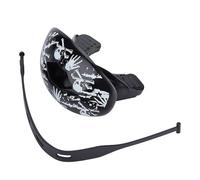 SPYMINNPOO Protector Bucal, Protector Bucal TPR de Grado Alimenticio de 4 Colores, Protectores Bucales para Boxeo, Fútbol, Rugby, Deportes (patrón de Esqueleto)